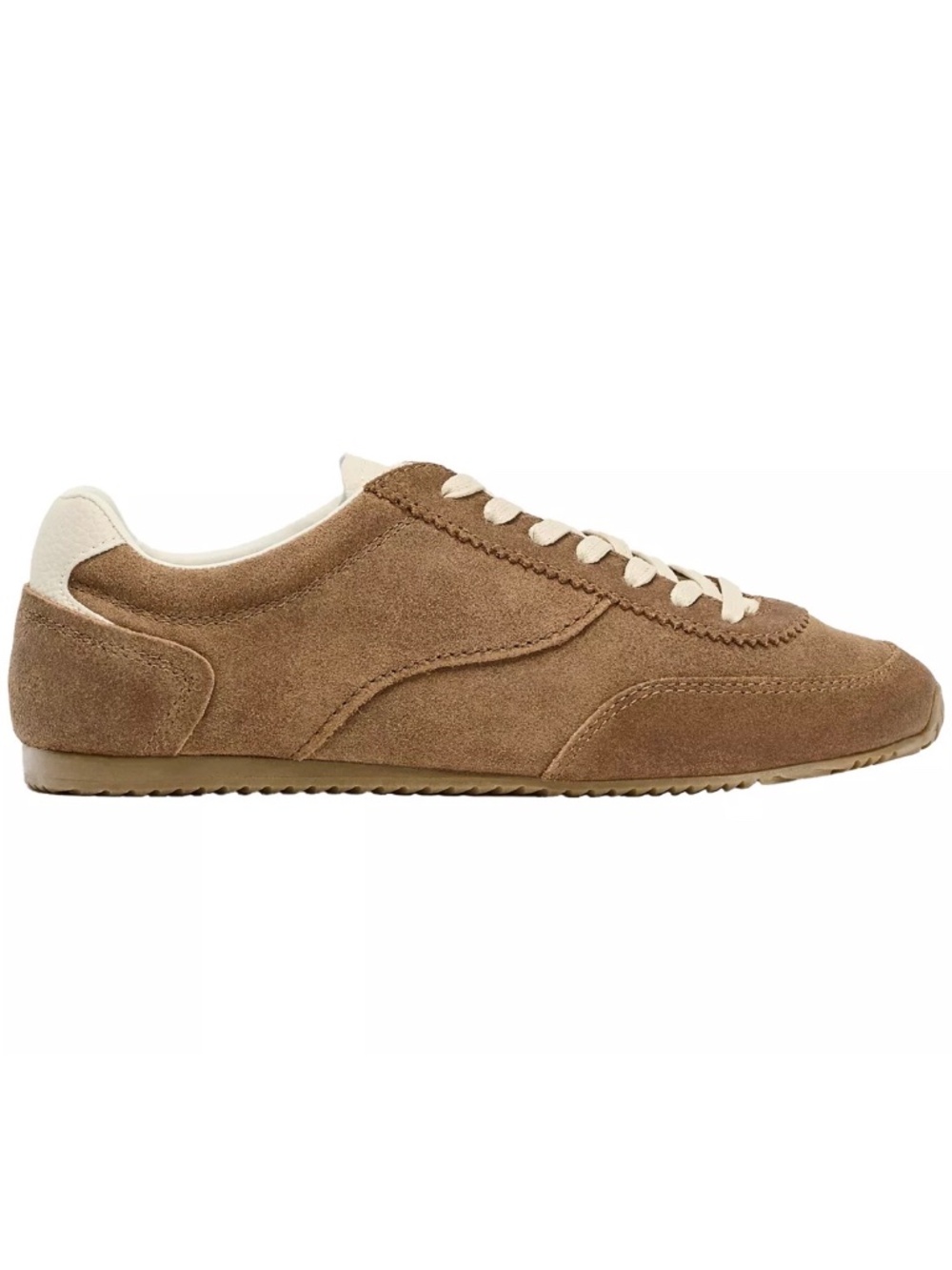 Zara Contrast Leather Sneakers